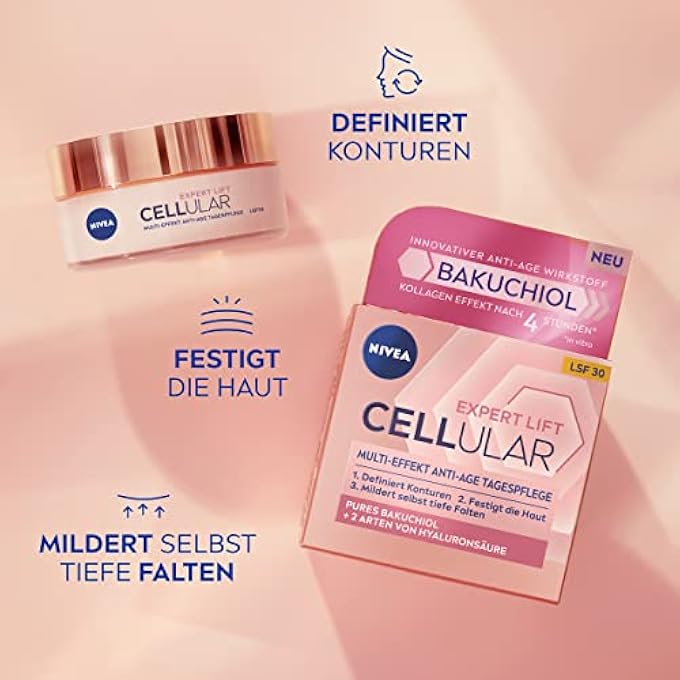 Nivea CELLULAR EXPERT LIFT MULTI-EFFECT ANTI-AGE CARE SET DAY & NIGHT CREAM MOISTURISING FACE CARE FOR FIRM AND YOUNGER LOOKING SKIN - Image 3